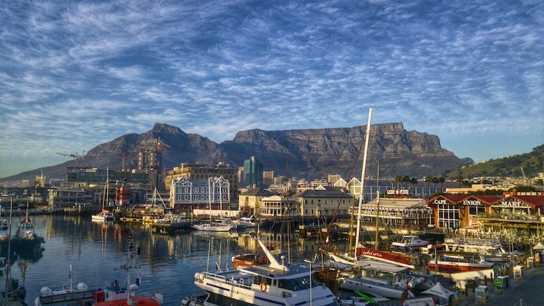 Boats in Cape Town